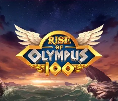 Rise of Olympus 100 online game logo by Play’n GO on solverdept.net